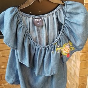 Off the shoulder shirt